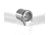 Evolution Gun Works Carry Bevel Barrel Bushing - .705 OD Gunsmith Fit Straight Bore, .125 in, Steel, Stainless, 14230