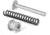 Evolution Gun Works Colt Defender Guide Rod Kit, 16 Number Flat Wire Spring, Colt Guide Rod, 12076 Kimber Plug For 9mm w/Plug, Stainless, 10508-SS