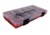 Evolution Outdoor Drift Series 3500 Colored Tackle Tray, Red/Black, 3500, 35018-EV