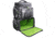 Evolution Outdoor Large Mouth Double Decker Tackle Backpack, Mossy Oak Elements / Grey / White / Green, 18in x 16in x 7.5in, 34002-EV