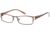 Exces 3068 RX Eyewear with Dark Brown Copper 821 Frame 3068 821