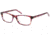 Exces 3135 Single Vision Prescription Eyeglasses, Rose-Wine Mottle Frame, EX3135531SV