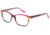 Exces 3147 Eyeglasses, Women's, Magenta-Cognac-Violet, 53-16-142, EX3147102