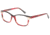 Exces 3147 Eyeglasses, Women's, Black-Crystal-Red, 53-16-142, EX3147103