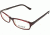 Exces Eyeglass Frames 3044, Burgundy Frame w/Non-Rx Lenses