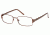 Exces Princess 119 Single Vision Prescription Eyeglasses, Brown Frame, EXP119343SV