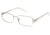 Exces Princess 119 Single Vision Prescription Eyeglasses, Silver/Pearl Frame, EXP119173SV