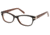 Exces Princess 133 Single Vision Prescription Eyeglasses, Brown/Cognac/Gold Frame, EXP131102SV