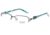 Exces Princess 144 Bifocal Prescription Eyeglasses, Blue/Aqua/Crystal Frame, EXP144405BI
