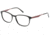 Exces SlimFit 1 Bifocal Prescription Eyeglasses, Shiny Black/Burgundy Frame, SF1165BI
