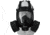 ExecDefense USA FreshTac Gas Mask, Black, Universal Size, ED-FX027