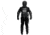 ExecDefense USA TURBO-X Riot Suit, Black &amp; Dark Navy Blue, Universal Size, TURBO-X