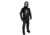 ExecDefense USA TURBO-X Riot Suit, Black &amp; Dark Navy Blue, Universal Size, TURBO-X