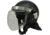 ExecDefense USA Mini-Bubble Riot Helmet, Black, Universal Size, EDX-MBR09