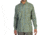Air Strip Macro Plaid Long Sleeve Shirt - Mens -Olive-Small