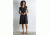 ExOfficio Kizmet Cross-Front Dress Women's, Black, 6 20613100-9999_6