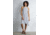 ExOfficio Wanderlux Stripe Halter Dress Women's, White, M 20613147-1000_M