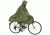 Exped Daypack and Bike Poncho-Green