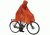 Exped Daypack and Bike Poncho UL-Terra Cotta