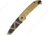 Extrema Ratio BF2 CT Desert Warfare Folding Knife, 3.25in N690 SS Tanto Blade, Desert Tan Anodized Aluminum Handle, Pocket Clip, Desert Warfare Laser Engraved Blade, Desert tan, 0146/DW