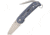 Extrema Ratio BF2V Linerlock w/Marlin Spike Folding Knife,2.5in,Bohler N-690 Steel,Tanto,Gray,Aluminum Handle EX135BF2V