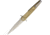 Extrema Ratio BF4 Contractor Linerlock Folding Knife, 4.75in Stonewash Partially Serrated N690 SS Dagger Blade, Desert Tan Anodized Aluminum Handle, Double Edge Blade, Desert tan, 04.1000.0498/DW
