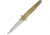 Extrema Ratio BF4 Lucky Linerlock Desert Folding Knife, 4.75in Stonewash Partially Serrated Bohler N690 SS Blade, Desert Tan Anodized Aluminum Handle, Pocket Clip, Desert tan, 04.1000.0497/DW