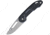 Extrema Ratio BFO CD Linerlock SW Folding Knife, 2.25in Stonewash Bohler N690 SS Drop Point, Black Nylon Handle, Thumb Pull, Pocket Clip, Black, 04.1000.0460/SW