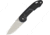 Extrema Ratio BFO R CD Linerlock Folding Knife, 2.25in Stonewash Bohler N690 SS Drop Point, Black Nylon Handle, Pocket Clip, Black, 0461SW