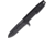 Extrema Ratio Defender Fixed Blade Knife, 8.5in Overall, 3.75in Bohler N690 SS Blade, Black Forprene, Black, 04.1000. 0486BLK