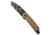 Extrema Ratio Extrema Ratio BF1 Desert Warfare Liner Lock Knife Bronze Aluminum Tanto Black, Bronze, Bohler N690, adult, BHQ-46504