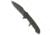 Extrema Ratio Extrema Ratio MF2 Black Liner Lock Knife Black Aluminum 3.375" Black, Black, Bohler N690, adult, BHQ-46496