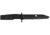 Extrema Ratio Fulcrum Combat Knife Fixed Blade Knife, 7.13 in, Bohler N690 Stainless Blade, Tanto Blade, Black Forprene Handle, 04.1000.0304/BLK
