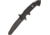 Extrema Ratio Glauca B1 Linerlock Folding Knife, 4 1/4in Black Bohler N690 SS Pointed Double Edge Blade, Black, 0139-BLK