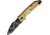 Extrema Ratio MF1 Linerlock Desert Warfare Folding Knife, 3.63 in, Bohler N690 Stainless, Tanto Blade, Tan Anodized Aluminum Handle, 04.1000.0133/DW
