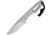 Extrema Ratio Satre Neck SW Fixed Blade Knife, 6.38in, N690 stainless Blade, Black Paracord Handle, 04.1000.0222/SW