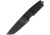 Extrema Ratio T4000 C Black Fixed Blade Knife, 4in, Bohler N-690 Steel, Standard Edge, Tanto, Handle EX0434BLK