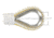 Extreme Max 3006.2376 Boattector Premium Double Braid Nylon Anchor Line With Thimble - 1/2in, White &amp; Gold, 3006.2376