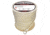 Extreme Max 3006.2376 Boattector Premium Double Braid Nylon Anchor Line With Thimble - 1/2in, White &amp; Gold, 3006.2376