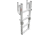 Extreme Max Aluminum 4 Step Compact Folding Pontoon Boarding Ladder, 3005.4089