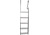 Extreme Max Aluminum Pontoon/Dock Ladder 5 Step, 3005.3383