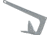 Extreme Max Boattector Galvanized Claw Anchor 11lb., 3006.6533