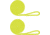 Extreme Max Boattector Premium Double Braid Nylon Fender Line Value 2-Pack - 3/8in x 6, Neon Yellow, 3006.2599