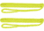 Extreme Max Boattector Premium Double Braid Nylon Fender Line Value 2-Pack - 3/8in x 6, Neon Yellow, 3006.2599