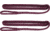 Extreme Max Boattector Premium Double Braid Nylon Fender Line Value 2-Pack - 3/8in x 6, Plum, 3006.2585