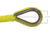 Extreme Max Boattector Solid Braid Mfp Anchor Line With Thimble - 3/8in x 50ft, Neon Yellow, 3006.2642