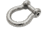 Extreme Max Boattector Stainless Steel Bow Shackle With No Snag Pin, 5/16in, 3006.8408