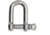Extreme Max Boattector Stainless Steel D Shackle, 1/4in, 3006.8237