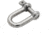 Extreme Max Boattector Stainless Steel D Shackle, 1/4in, Pack of 2, 3006.8237.2