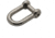 Extreme Max Boattector Stainless Steel D Shackle With No Snag Pin, 1/2in, Pack of 4, 3006.8402.4